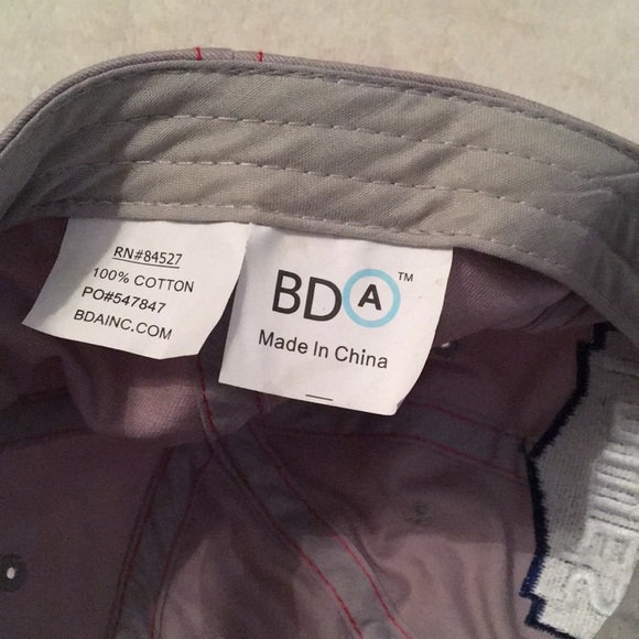 Lowe’s Home Improvement hardware store hat 6 panel trucker style cap gray blue - Picture 8 of 10